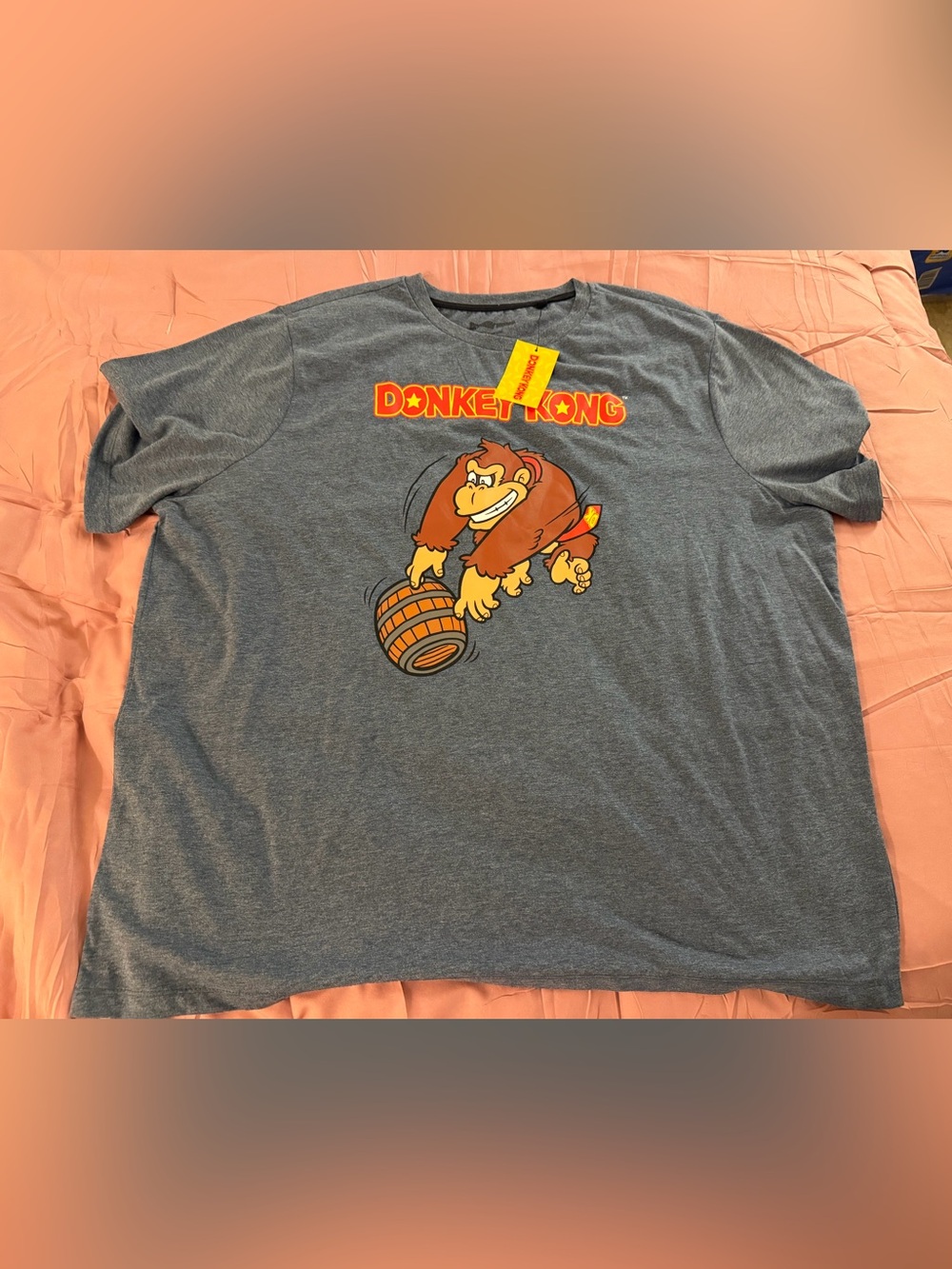 Nintendo Donkey Kong Barrel Graphic Tee - Gray